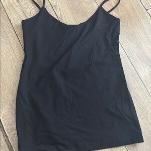 Susana Monaco Black Fitted Sleeveless Camisole
